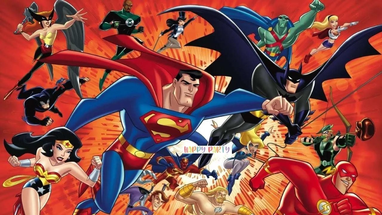 Justice League Edible A4 Size Cake Topper Images