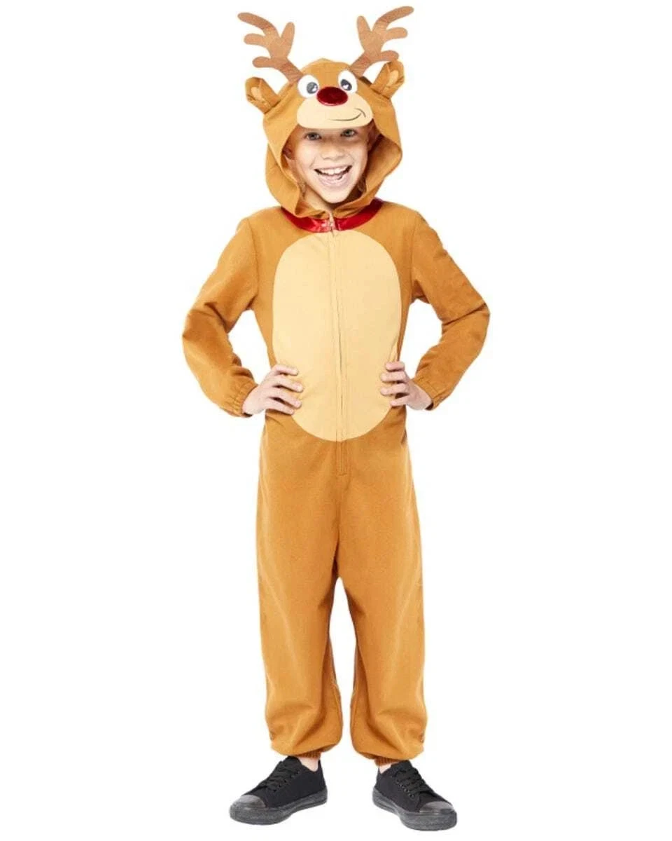 Costume Reindeer Christmas Jumpsuit 3-4Y
