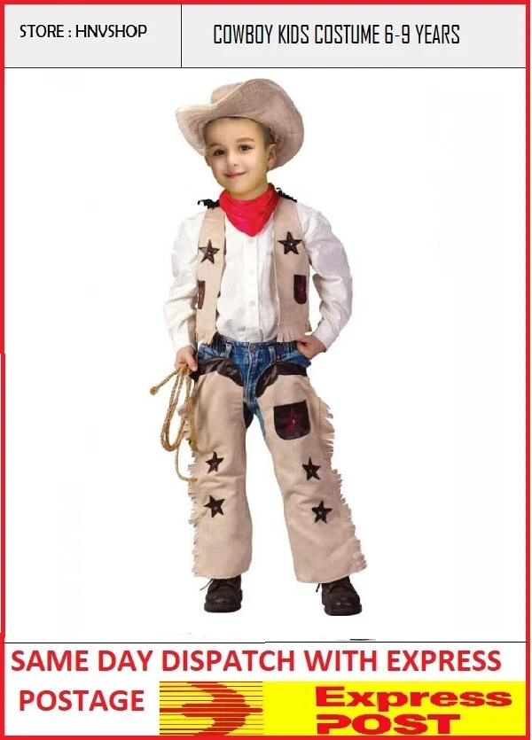 Costume Cowboy Kids 10-12Y