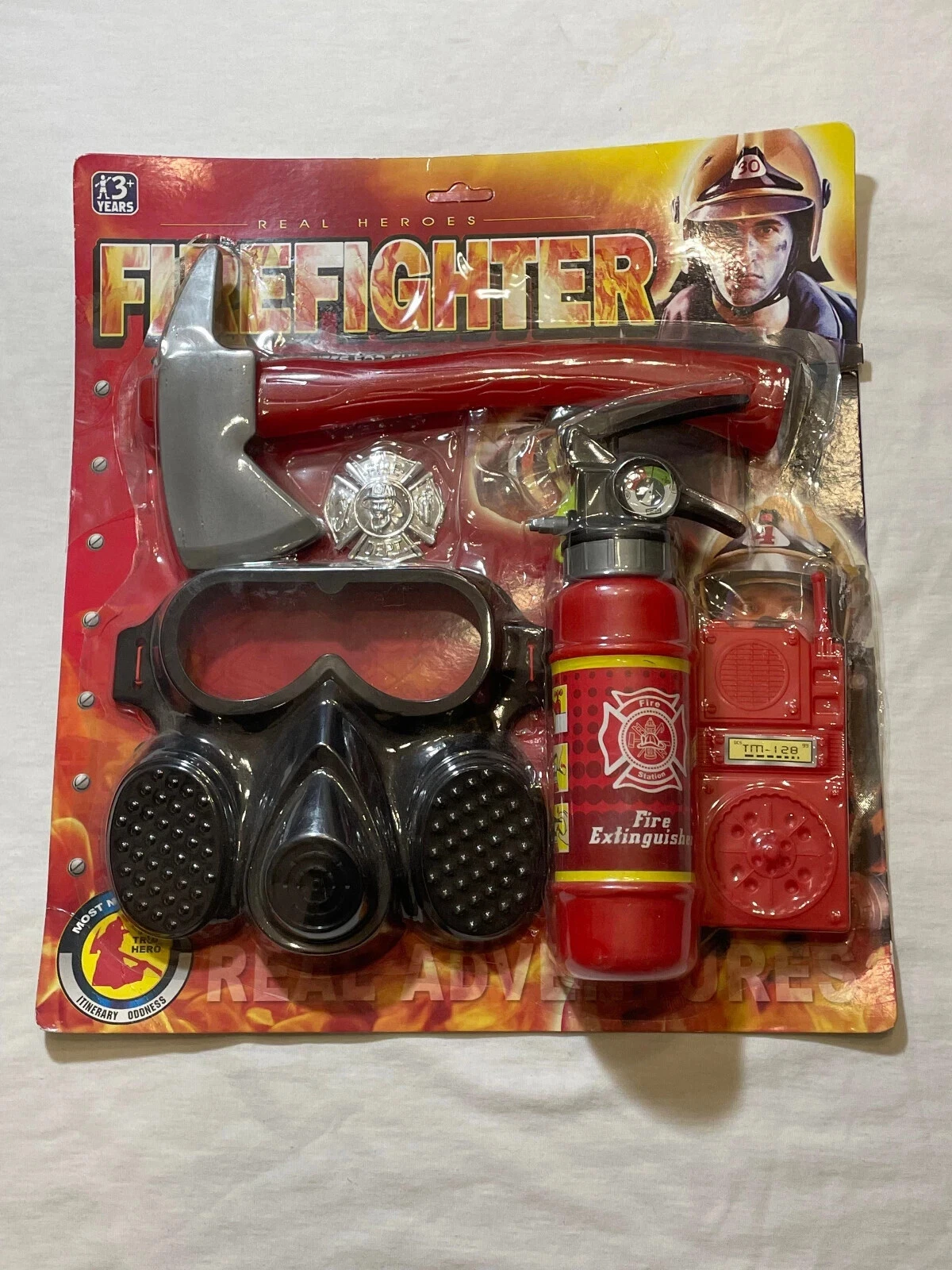 Fire Chief Fighter Fireman Costume 6-10Y