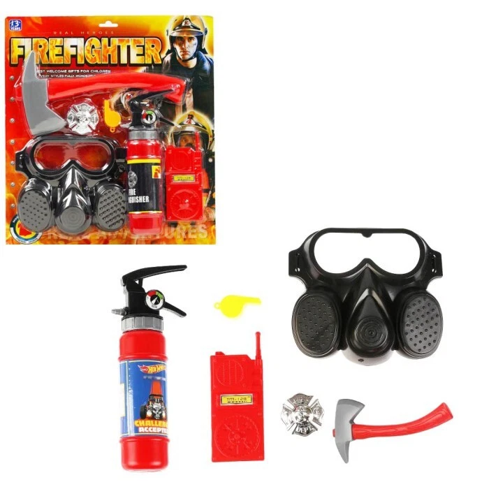 Fire Chief Fighter Fireman Costume 6-10Y