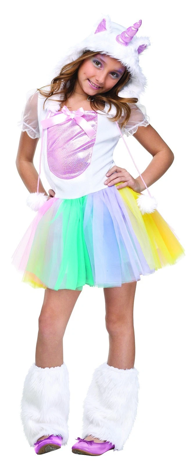 Rainbow Unicorn Costume 8-10Y