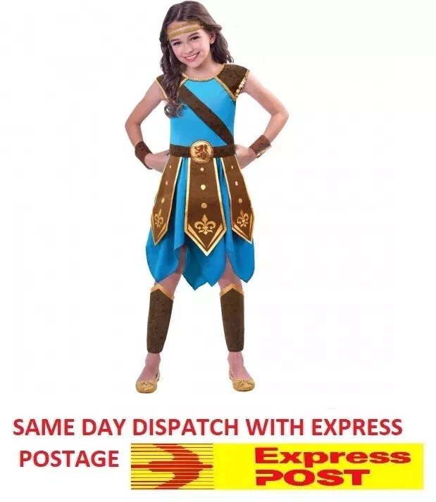 Costume Warrior Girls 9-10Y