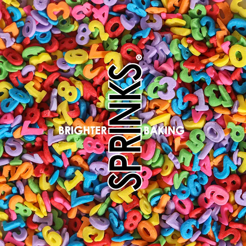 SPRINKLES 50g MIXED ALPHABET