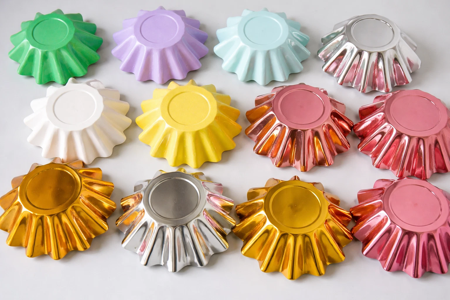 24pk Baking Cups Lilac Pastel Bloom(44mm base)